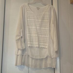 Crochet Detail Blouse